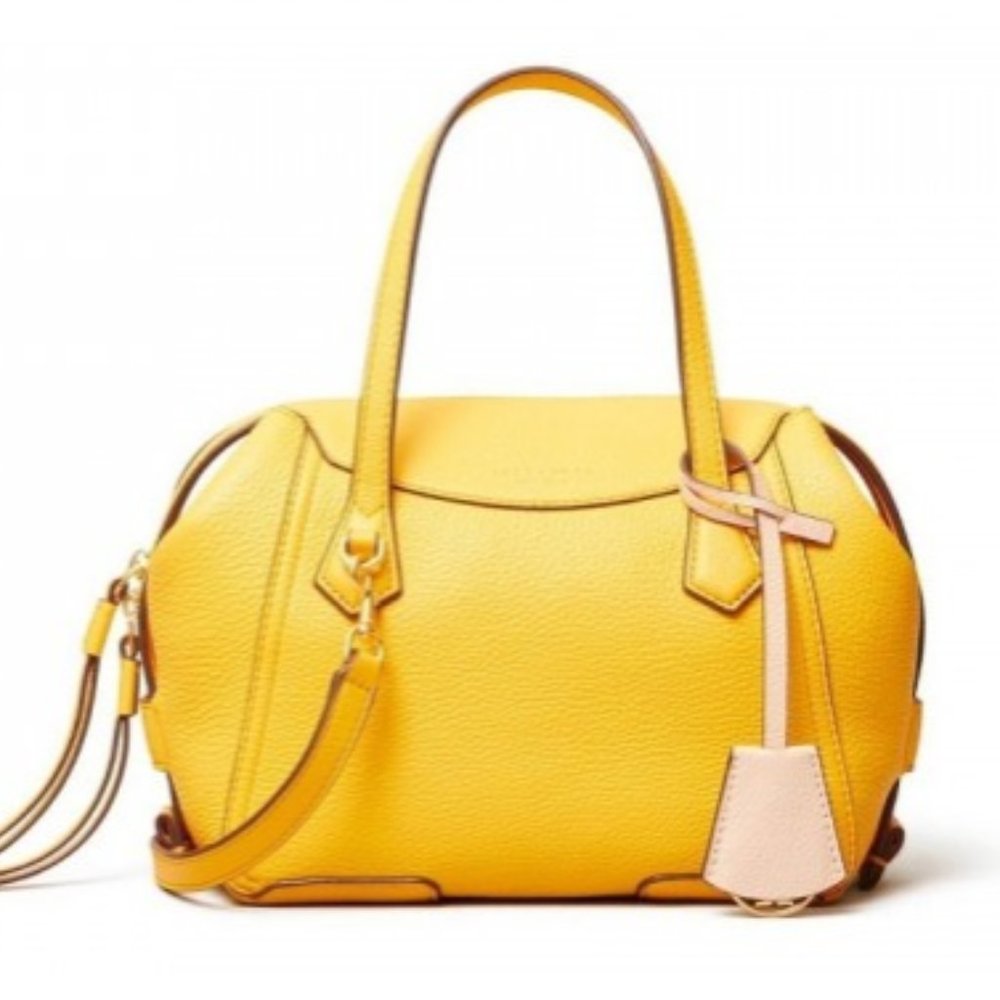 Tory Burch Perry Satchel in Lemon Drop, Brand New!!!